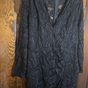 Fashion to Figure Black Lace Dress